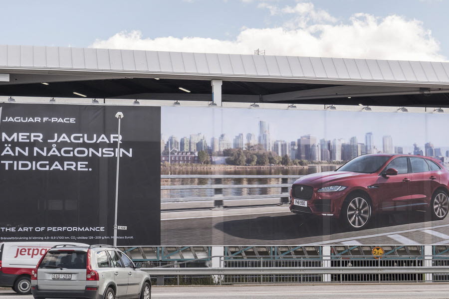 Billboard with Jaguar