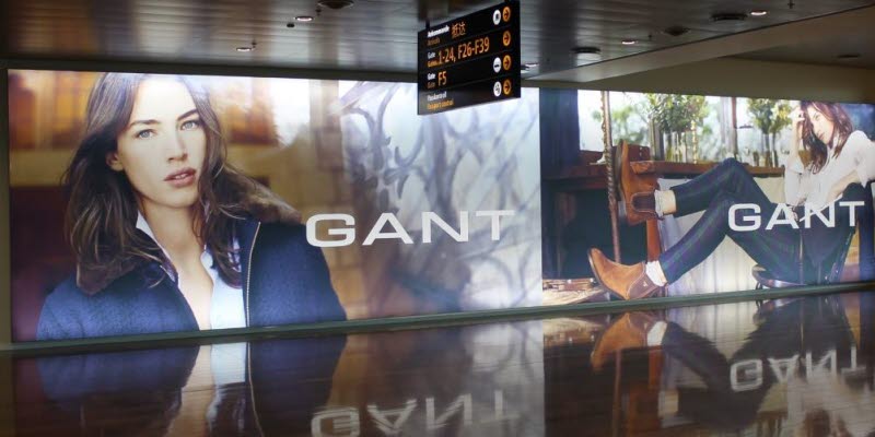 GANT commercial at the airport