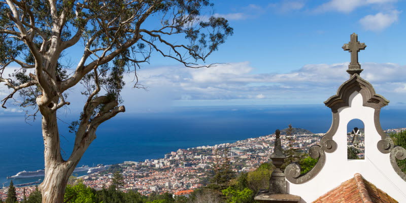 View over sea in Madeira