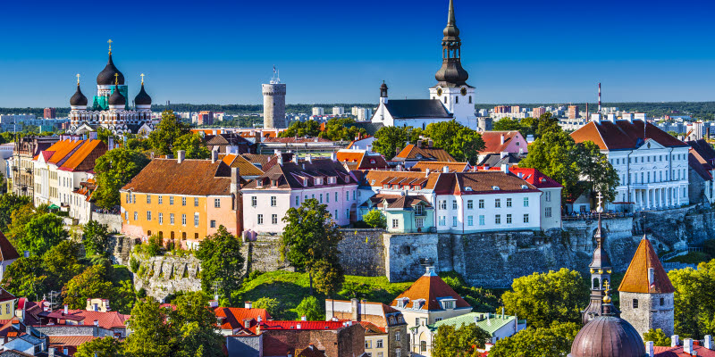 Vy över Tallinn