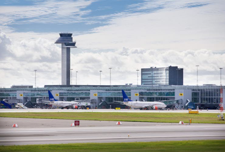 View over Arlanda Airport
