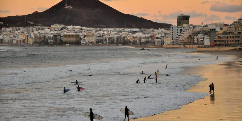 Strand i Las Palmas