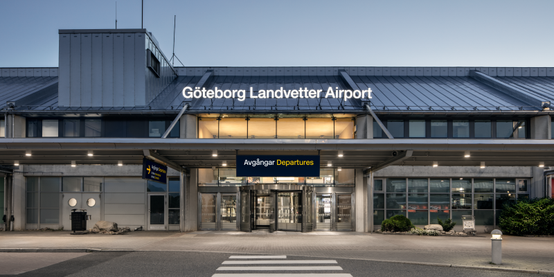 Entrance at Göteborg Landvetter Airport