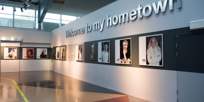 "Welcome to my hometown" in Terminal 2