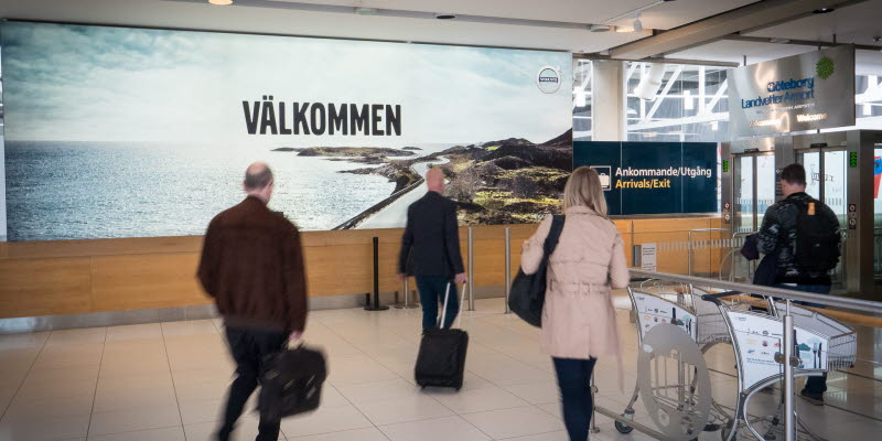 Airport Advertising Göteborg Landvetter Airport