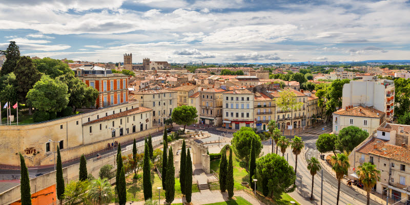 Cityscape of Montpellier