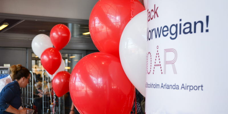 Norwegian celebrates a decade at Stockholm Arlanda 