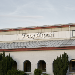 Exteriör av Visby Airport