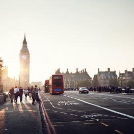 Vy över London och Big Ben