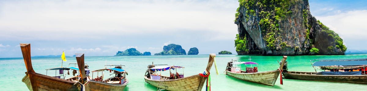 Boats at the beach in Phuket