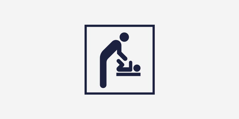 pictogram baby changing