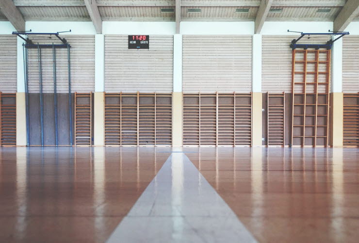 interior of gym