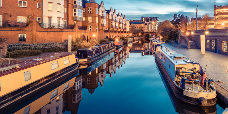 Canal in Birmingham