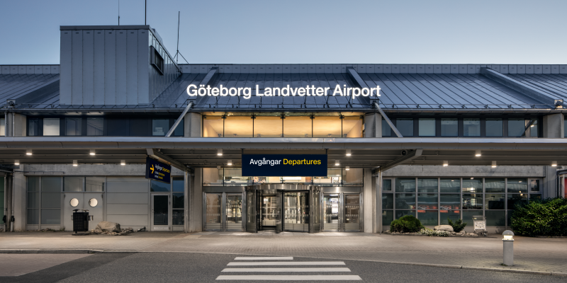 Entrance at Göteborg Landvetter Airport