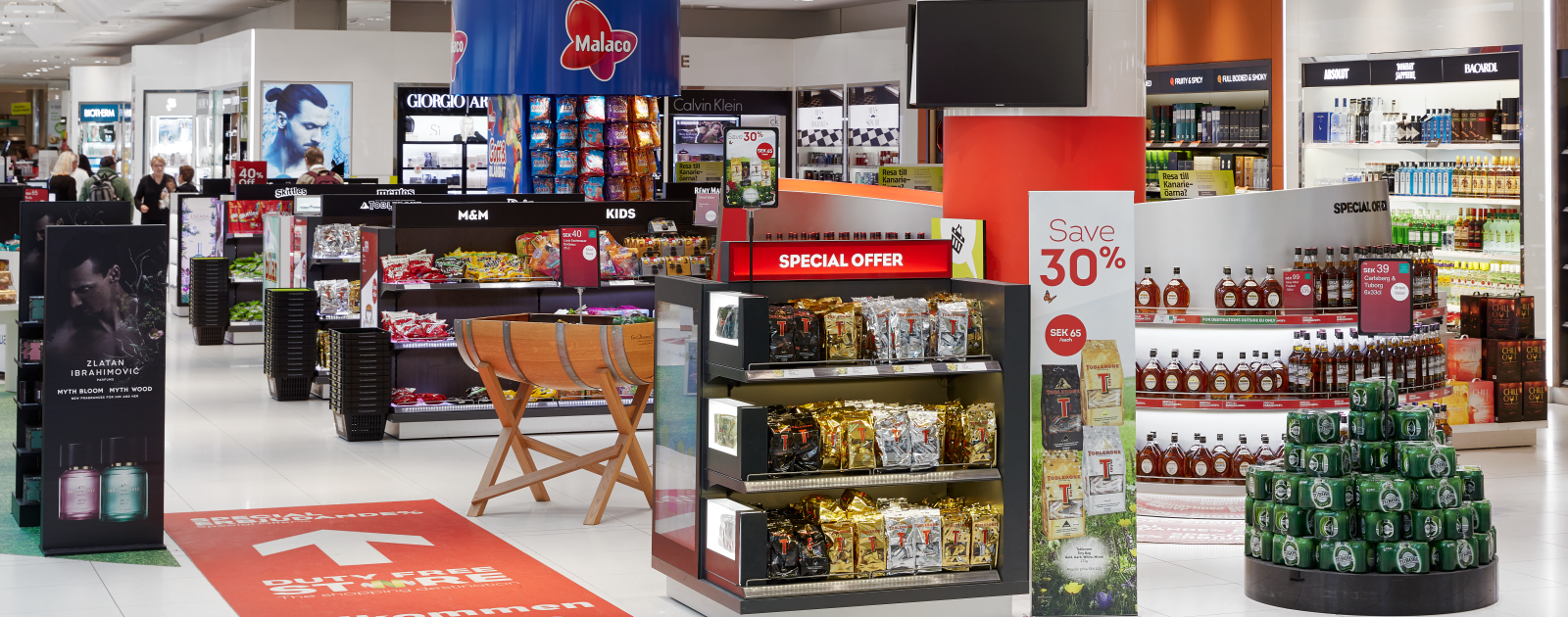 Duty Free Store with special offers