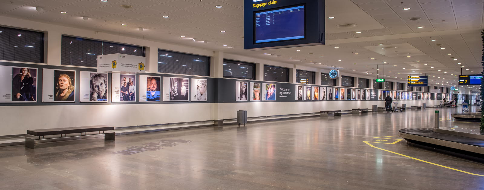 Utställningen Wecome to my hometown i Terminal 5