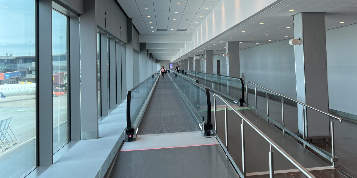 Improved passageway in Terminal 5