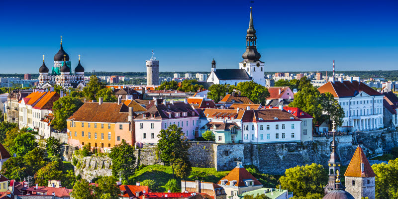 Vy över Tallinn