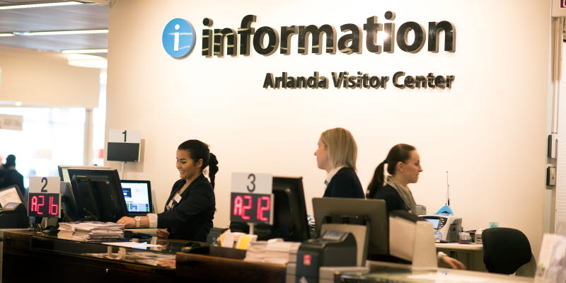 Arlanda Visitor Center information