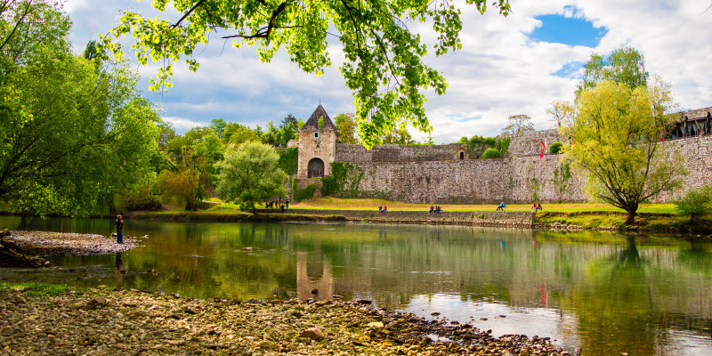 Fortress by the river in Banja Luca