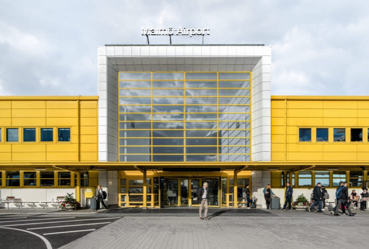 Entrance to Malmö Airport.