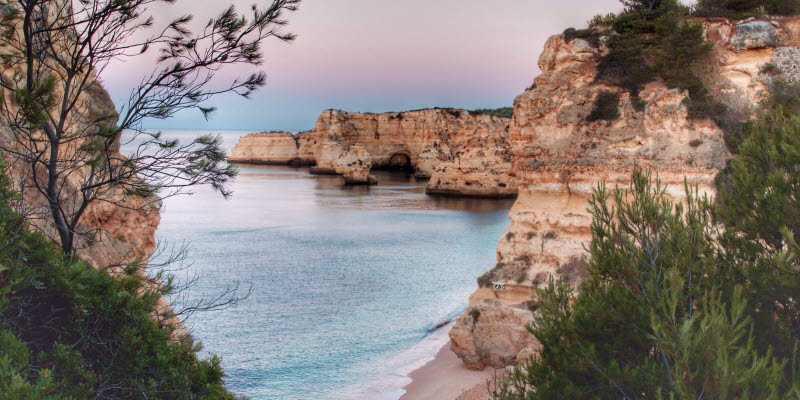 Beach in Faro