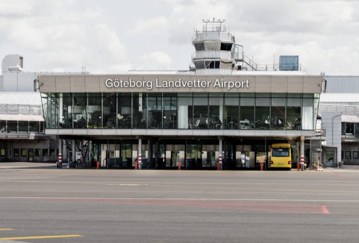 Entrance to Göteborg Landvetter Airport