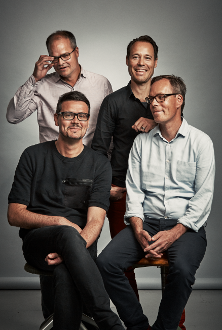 Sebastian Knutsson, Lars Markgren, Patrik Stymne andh Thomas Hartwig
