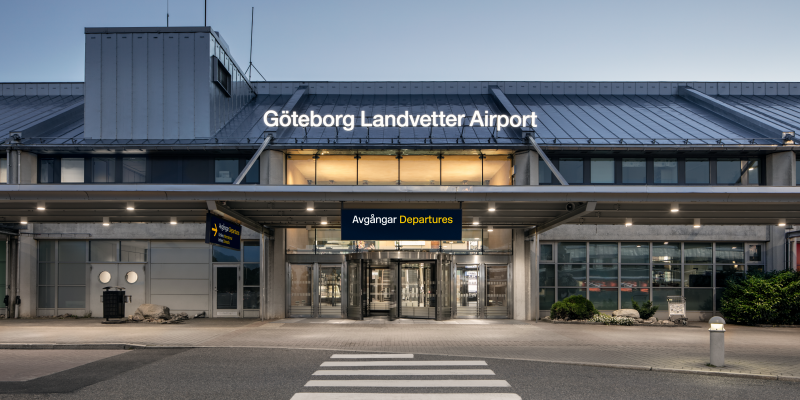 Entrance at Göteborg Landvetter Airport