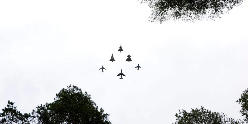 Flygplan i formation