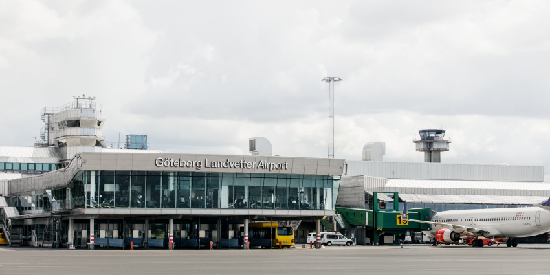 Entrance to Göteborg Landvetter Airport