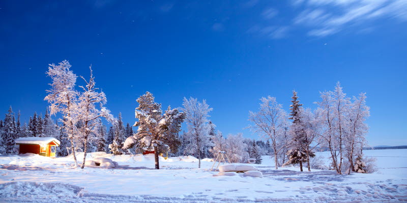 A beautiful winterday in Kiruna