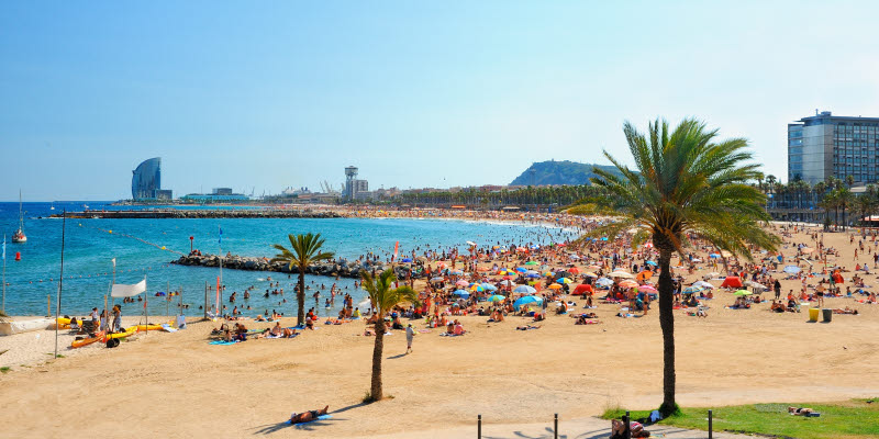 Barcelona beach